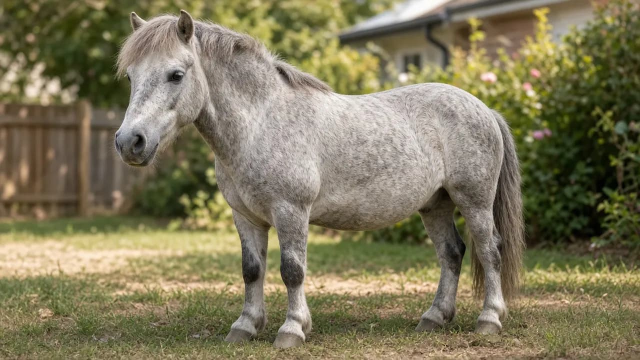A horse at home in Odense