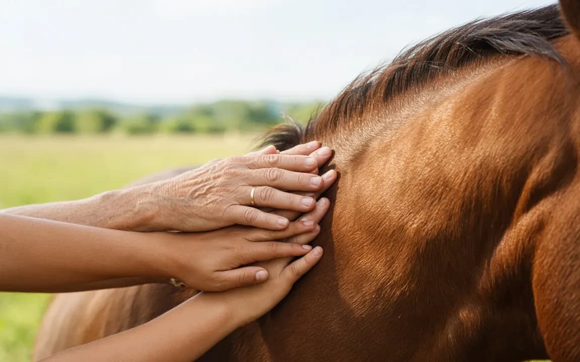 Sharing your horse's ashes with everyone who loved them